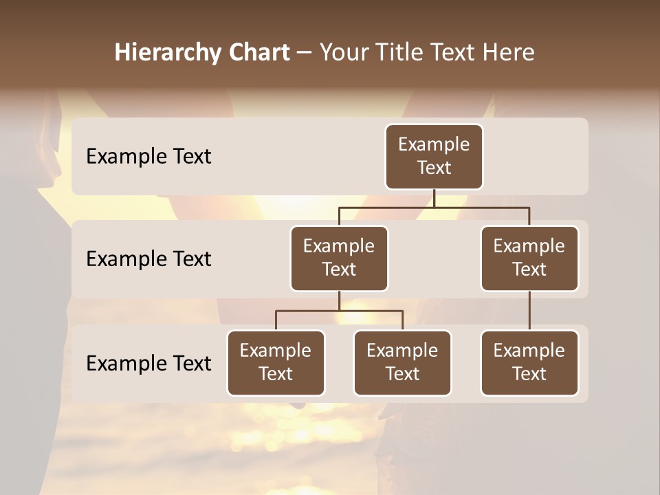 Sunlight Sunrise Man PowerPoint Template