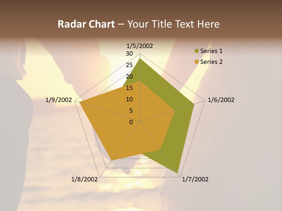 Sunlight Sunrise Man PowerPoint Template