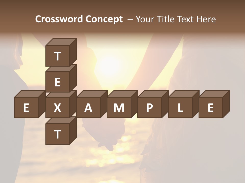 Sunlight Sunrise Man PowerPoint Template