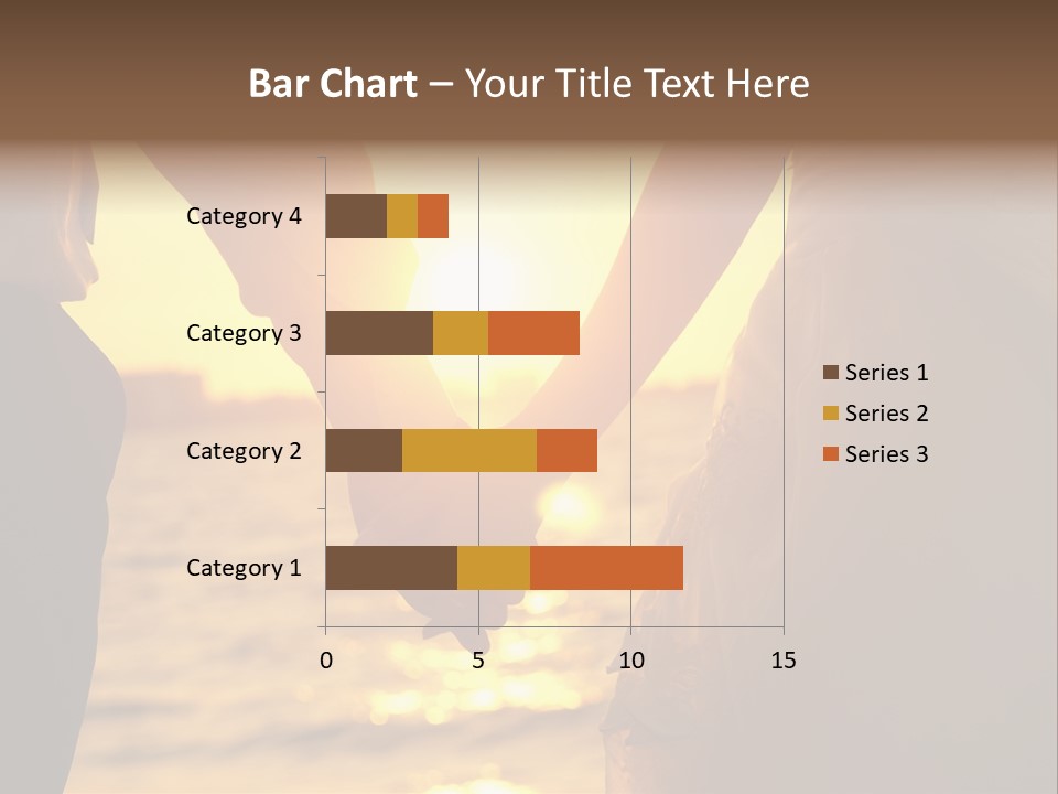 Sunlight Sunrise Man PowerPoint Template