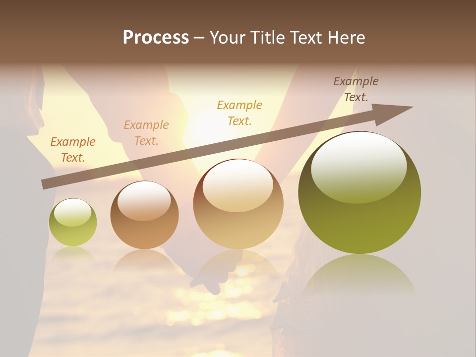 Sunlight Sunrise Man PowerPoint Template