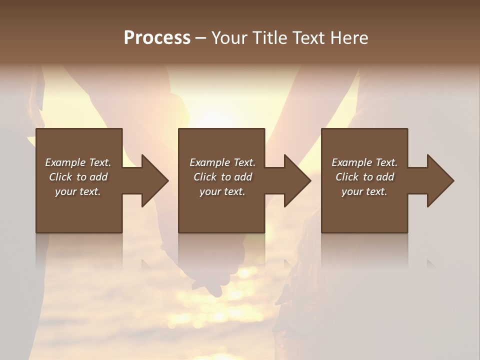 Sunlight Sunrise Man PowerPoint Template
