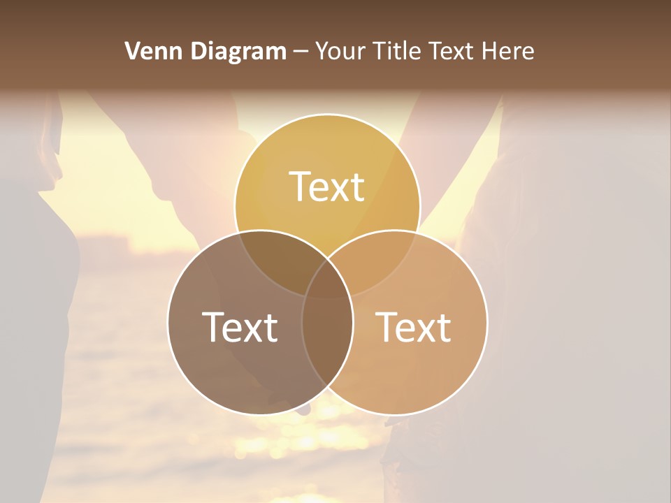 Sunlight Sunrise Man PowerPoint Template