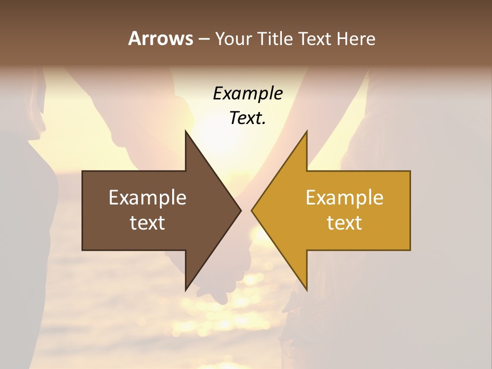 Sunlight Sunrise Man PowerPoint Template