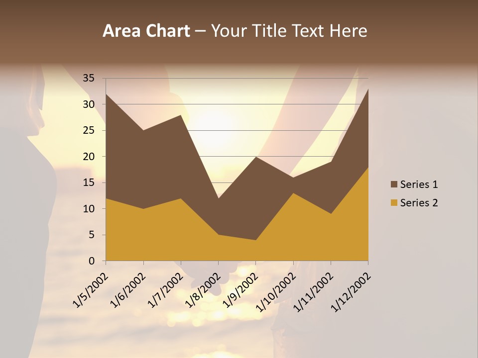 Sunlight Sunrise Man PowerPoint Template