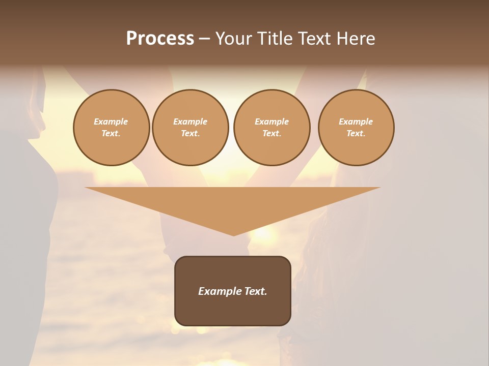 Sunlight Sunrise Man PowerPoint Template