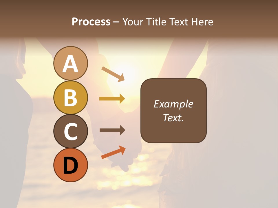 Sunlight Sunrise Man PowerPoint Template