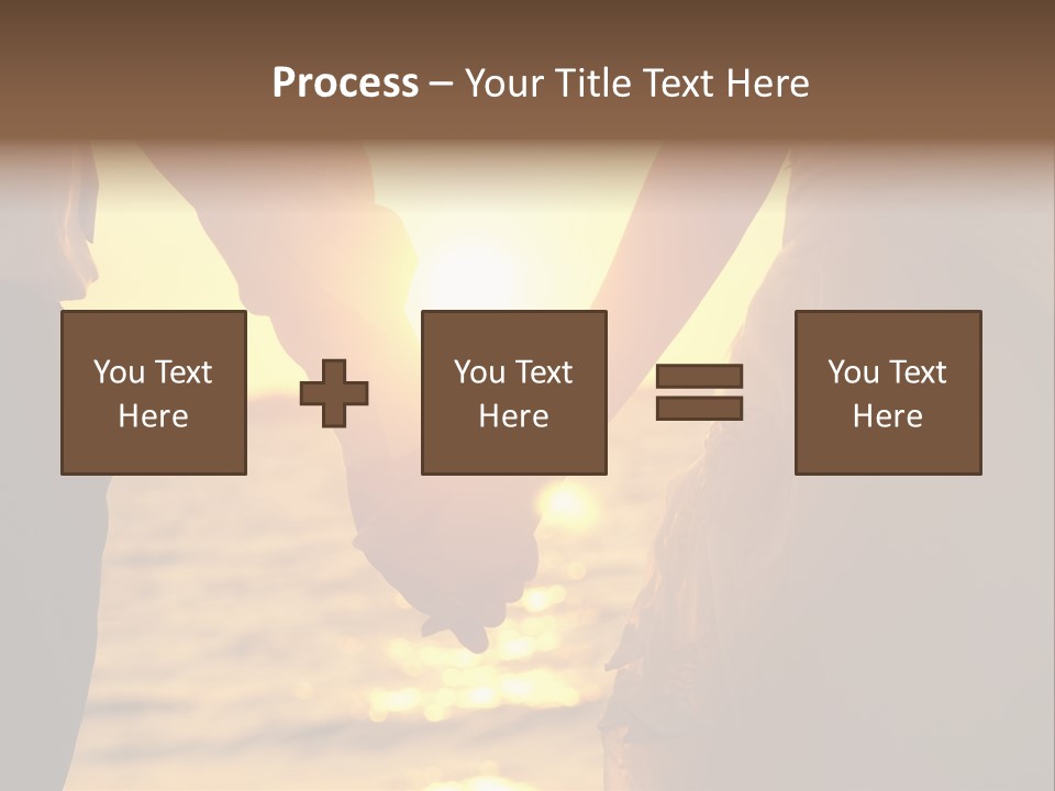 Sunlight Sunrise Man PowerPoint Template