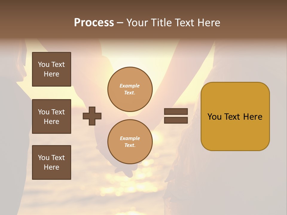 Sunlight Sunrise Man PowerPoint Template