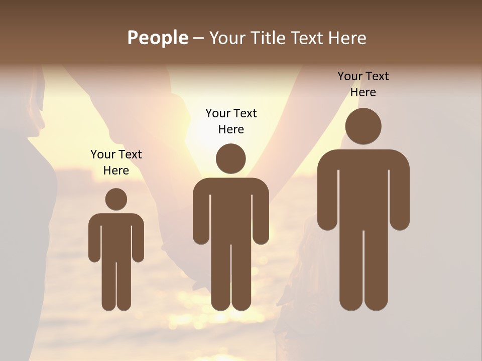 Sunlight Sunrise Man PowerPoint Template