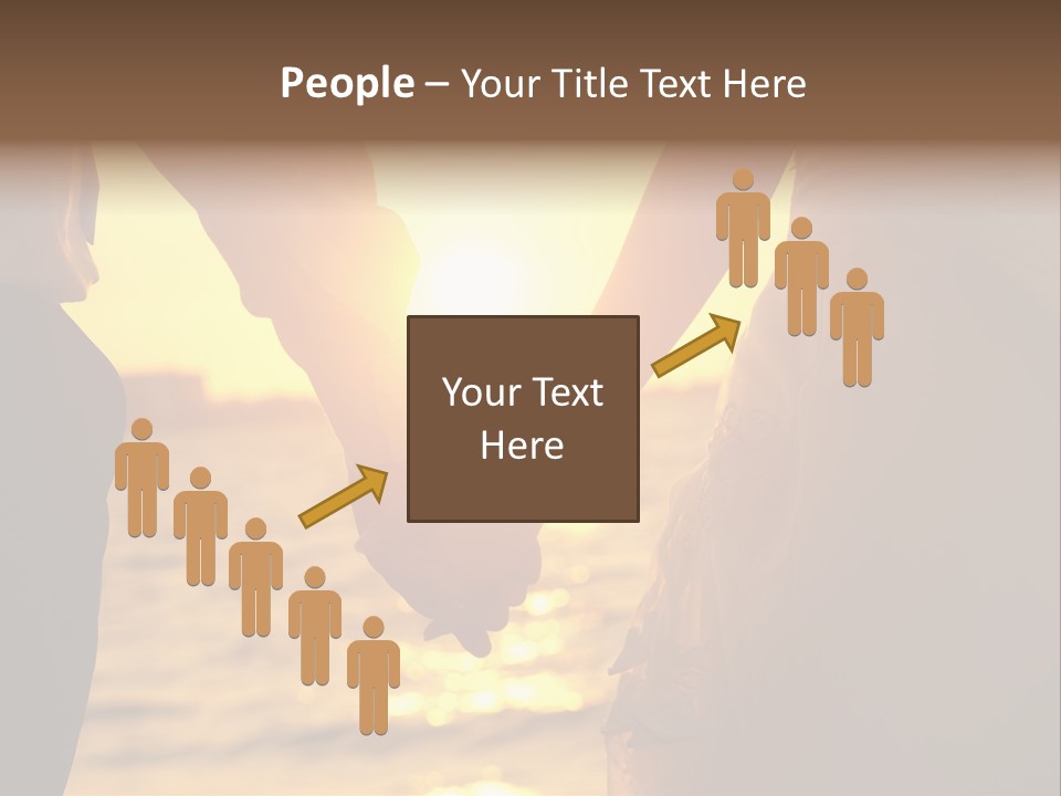 Sunlight Sunrise Man PowerPoint Template