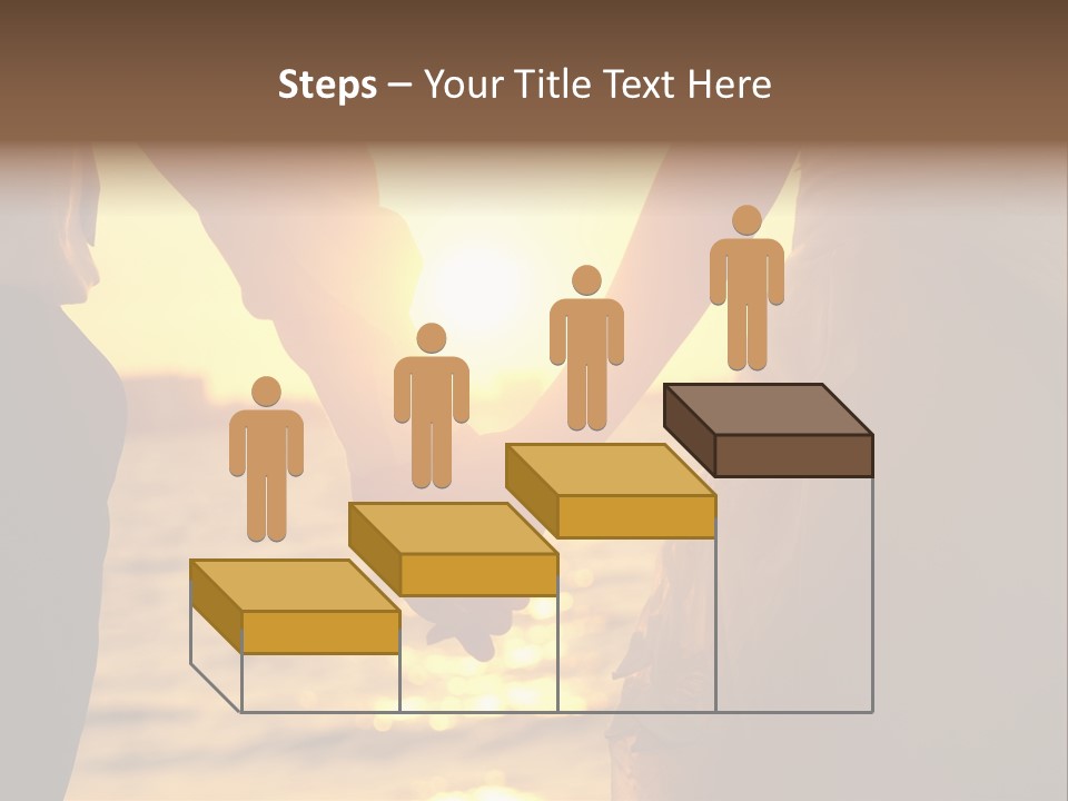 Sunlight Sunrise Man PowerPoint Template