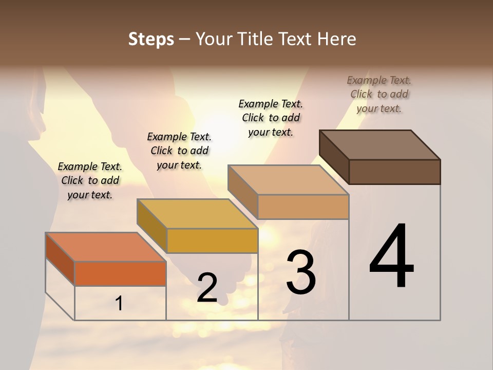 Sunlight Sunrise Man PowerPoint Template