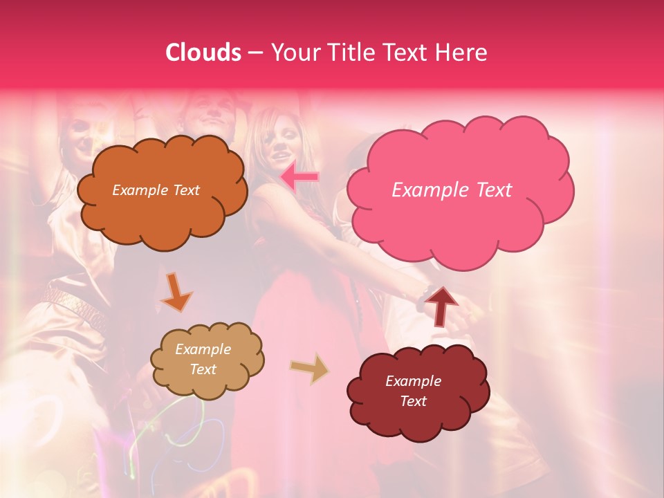 Friendship Young Hands PowerPoint Template