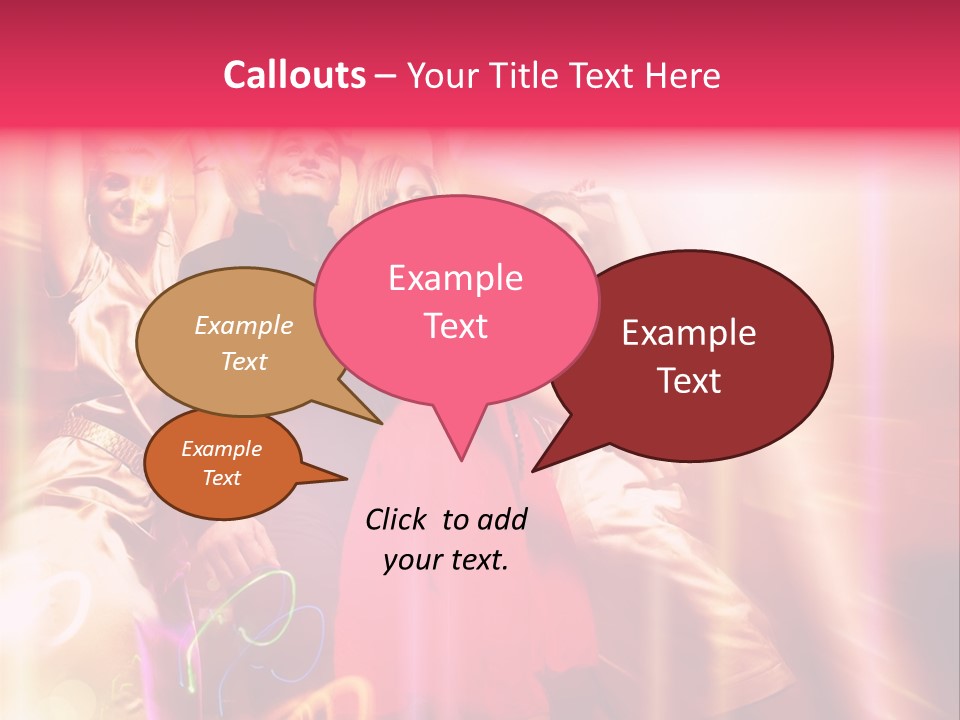 Friendship Young Hands PowerPoint Template