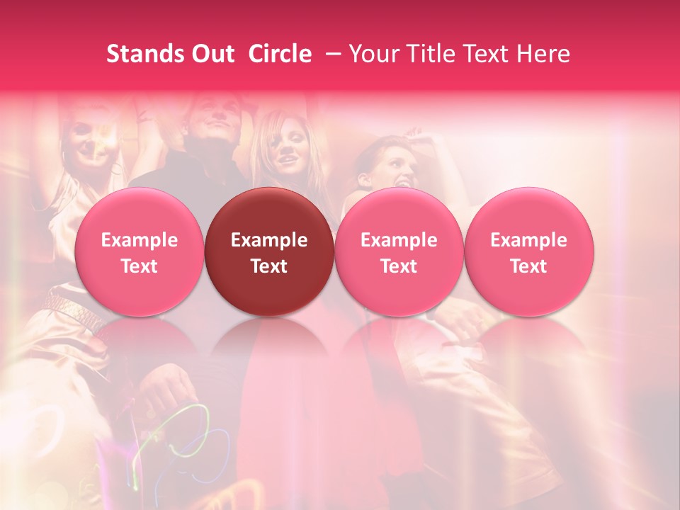 Friendship Young Hands PowerPoint Template