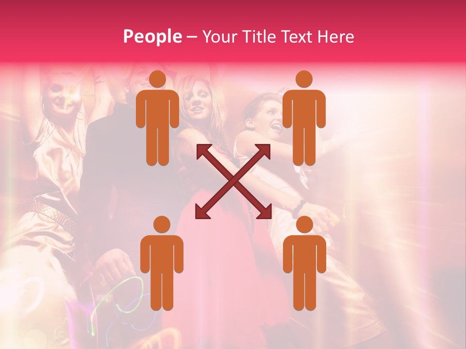 Friendship Young Hands PowerPoint Template