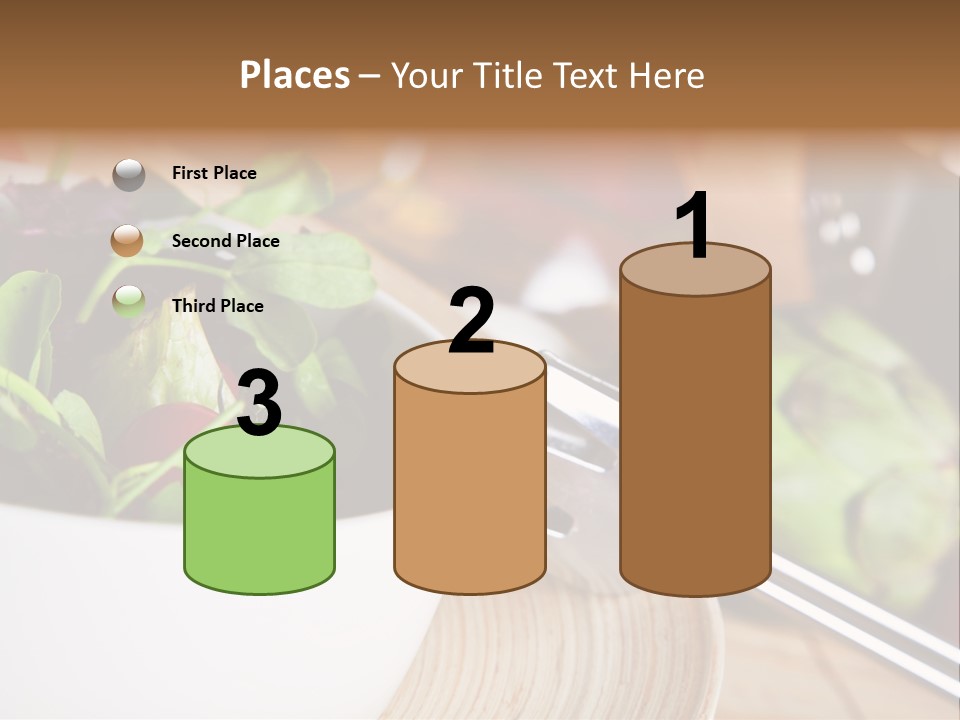 Freshness Dinnertime Macro PowerPoint Template