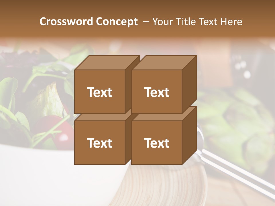 Freshness Dinnertime Macro PowerPoint Template