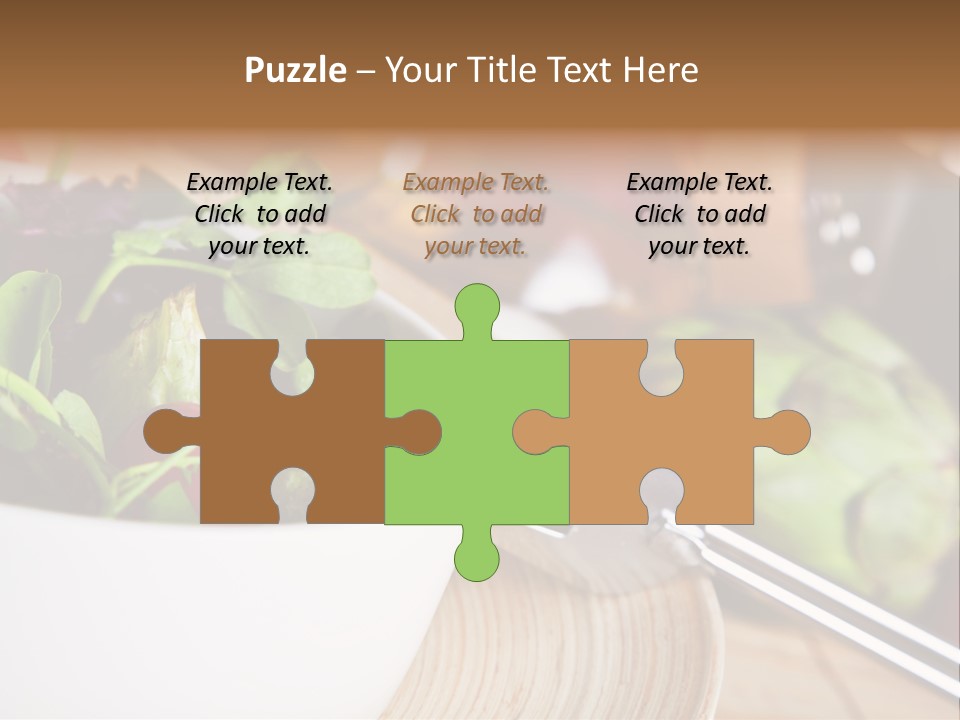 Freshness Dinnertime Macro PowerPoint Template