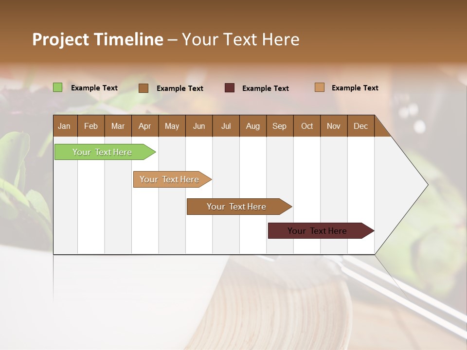 Freshness Dinnertime Macro PowerPoint Template