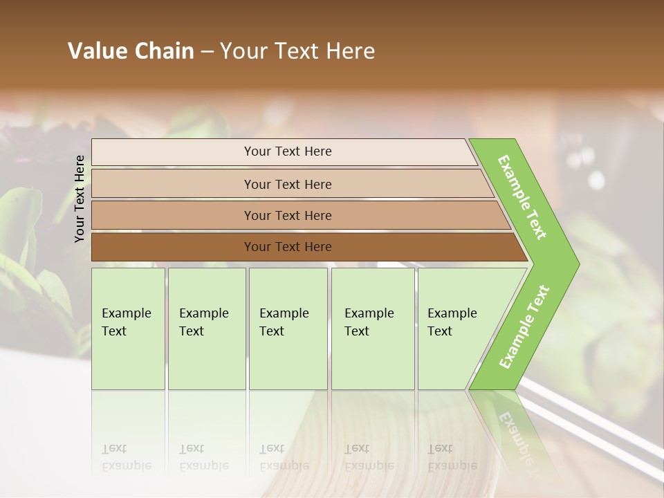 Freshness Dinnertime Macro PowerPoint Template