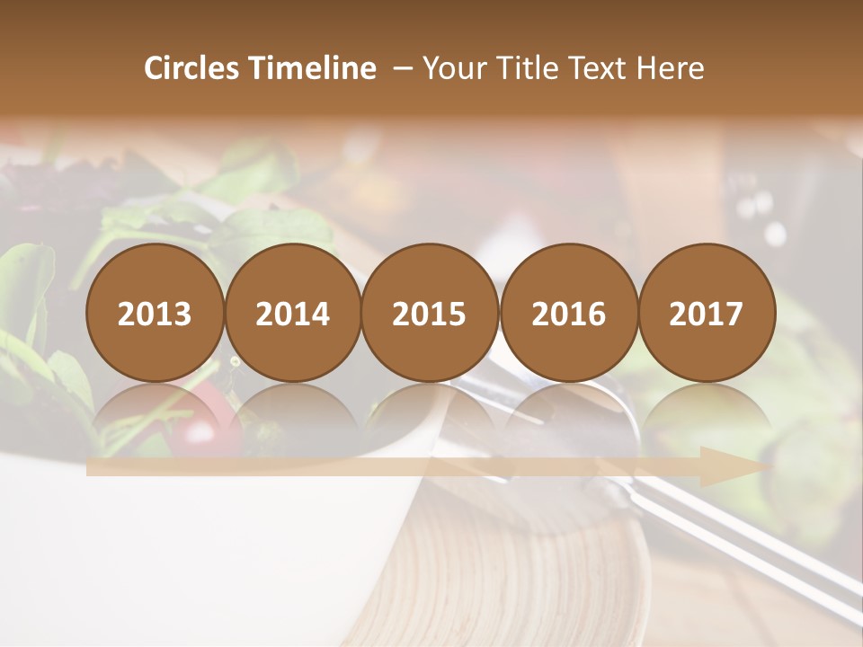 Freshness Dinnertime Macro PowerPoint Template