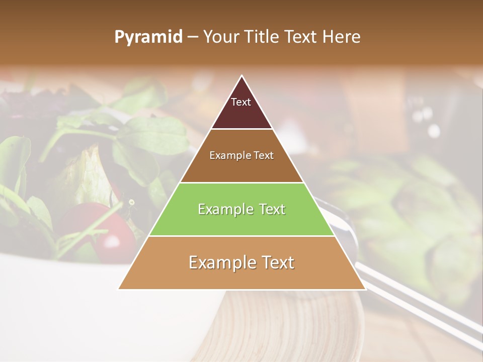 Freshness Dinnertime Macro PowerPoint Template