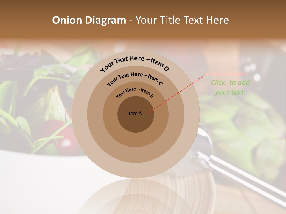 Freshness Dinnertime Macro PowerPoint Template