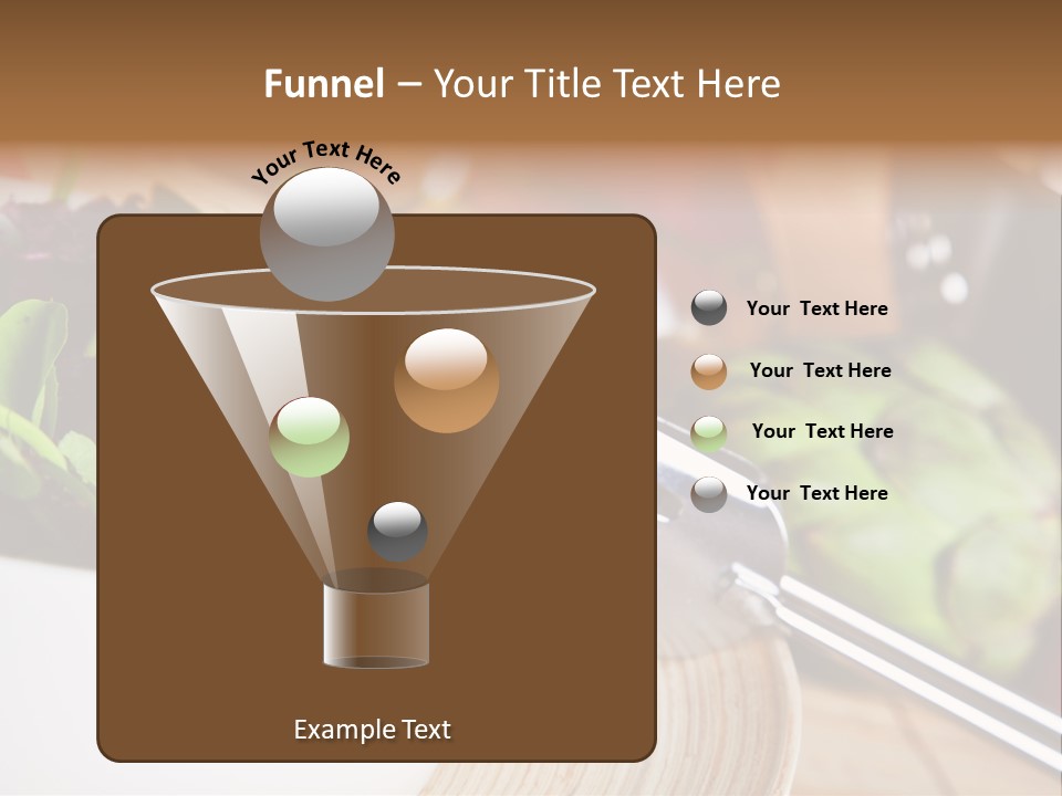 Freshness Dinnertime Macro PowerPoint Template