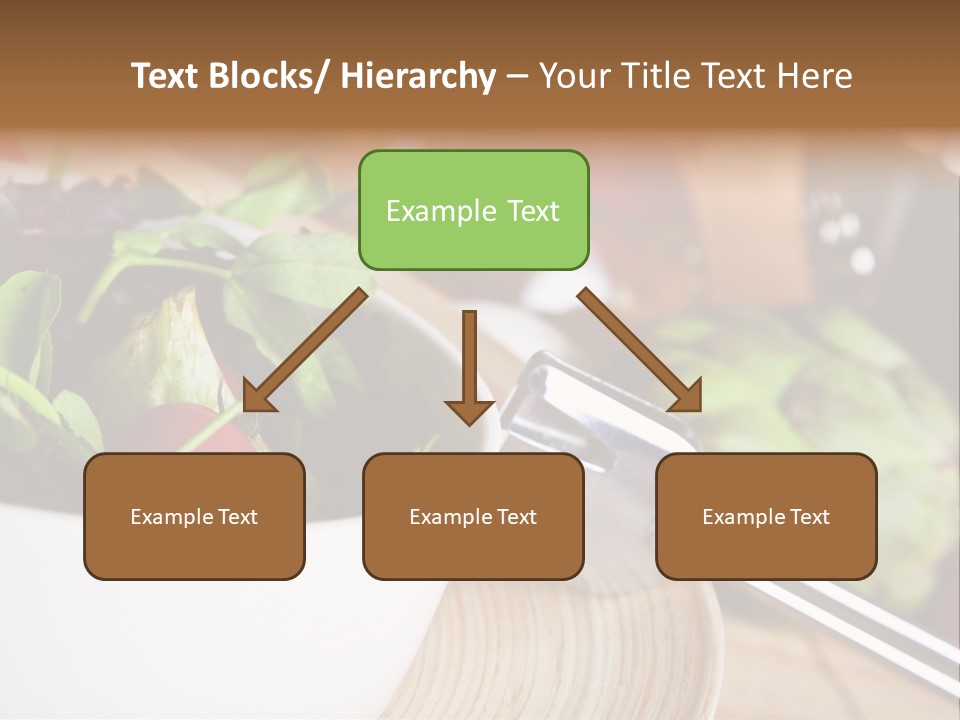 Freshness Dinnertime Macro PowerPoint Template