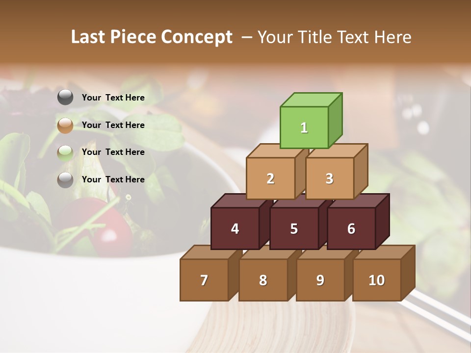 Freshness Dinnertime Macro PowerPoint Template