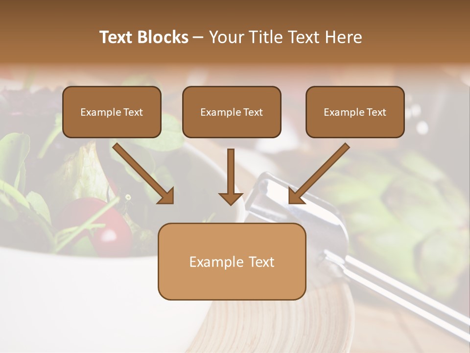 Freshness Dinnertime Macro PowerPoint Template