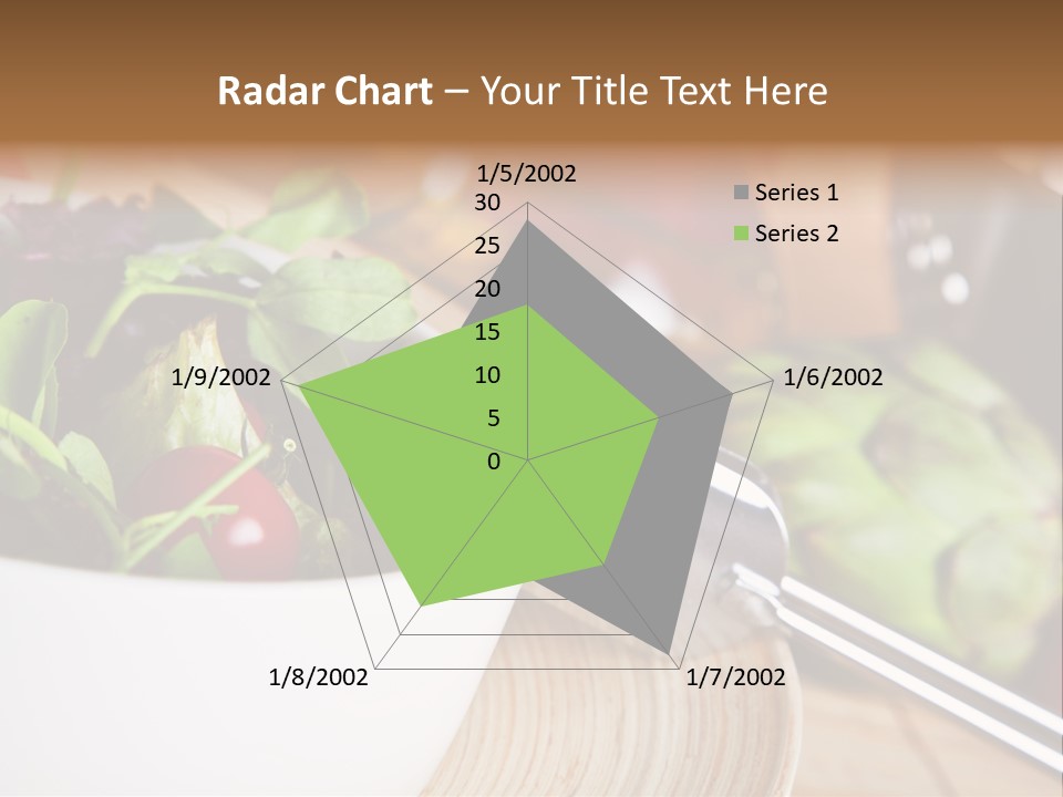 Freshness Dinnertime Macro PowerPoint Template