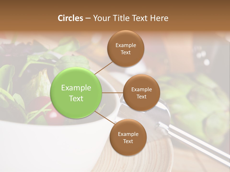 Freshness Dinnertime Macro PowerPoint Template