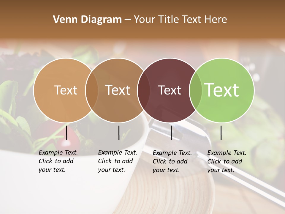 Freshness Dinnertime Macro PowerPoint Template