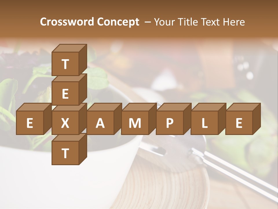 Freshness Dinnertime Macro PowerPoint Template