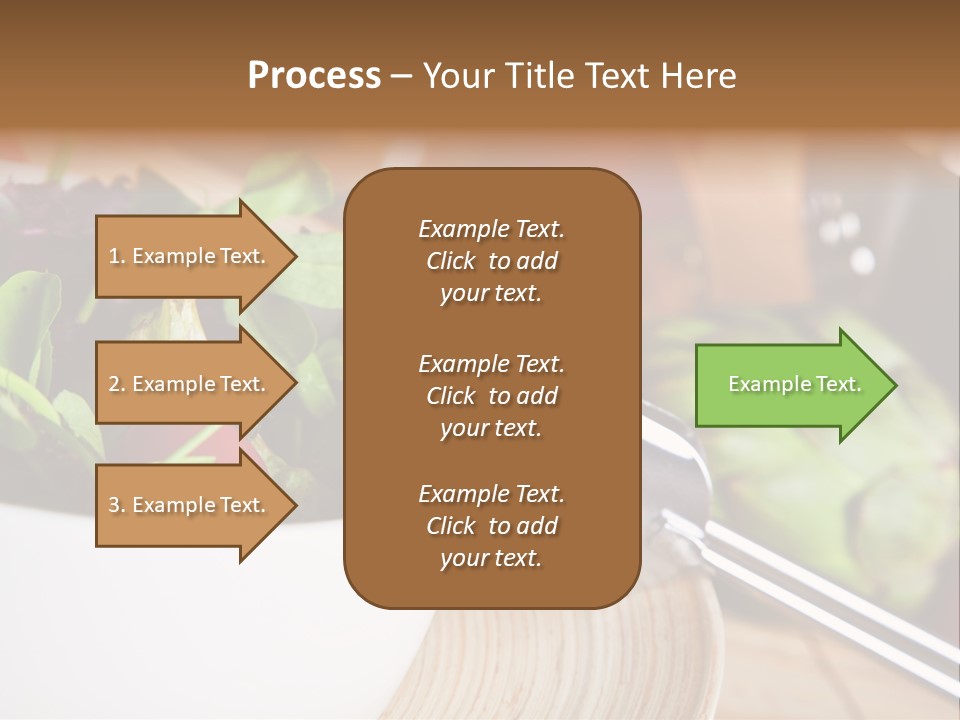 Freshness Dinnertime Macro PowerPoint Template