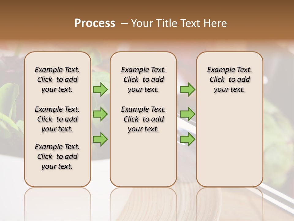 Freshness Dinnertime Macro PowerPoint Template