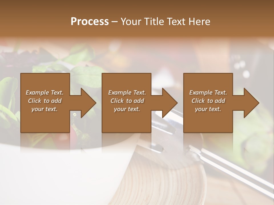 Freshness Dinnertime Macro PowerPoint Template