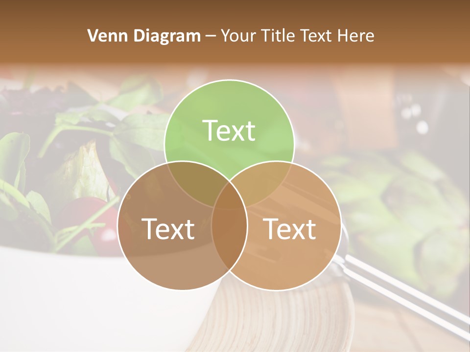 Freshness Dinnertime Macro PowerPoint Template