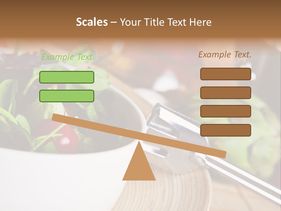 Freshness Dinnertime Macro PowerPoint Template