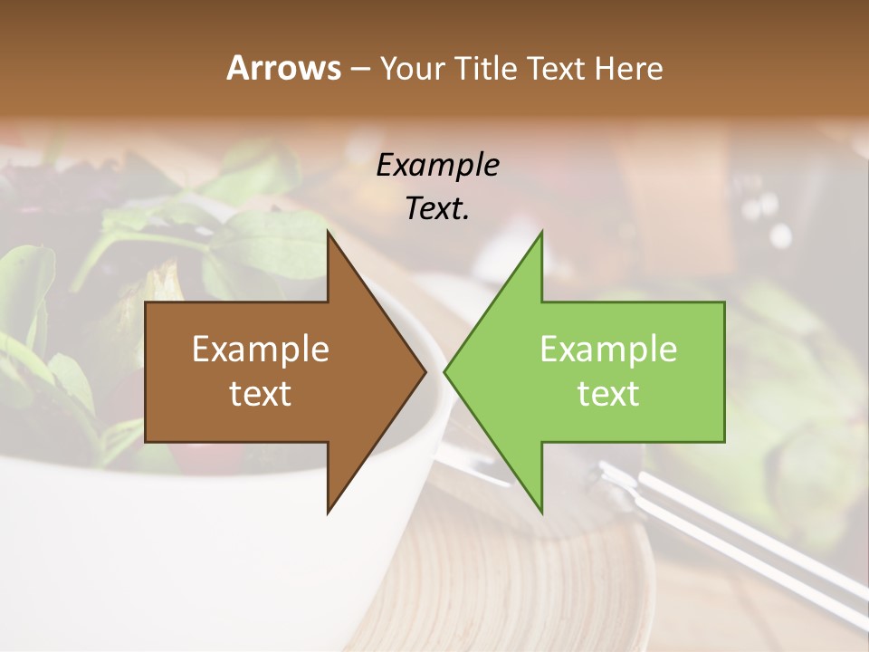Freshness Dinnertime Macro PowerPoint Template