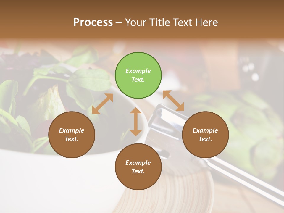 Freshness Dinnertime Macro PowerPoint Template