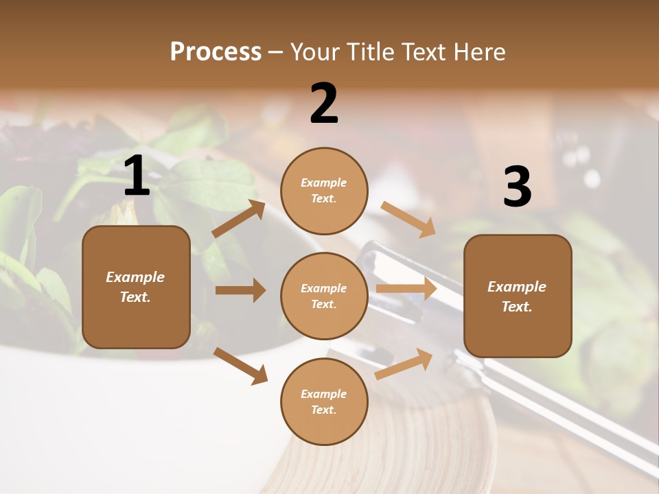 Freshness Dinnertime Macro PowerPoint Template