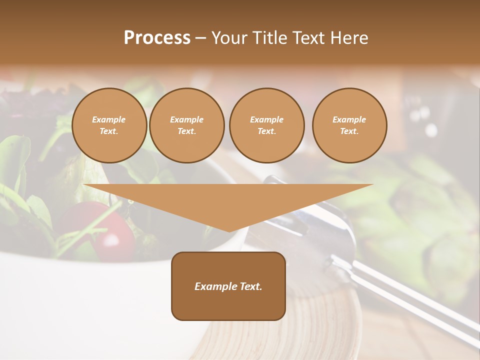 Freshness Dinnertime Macro PowerPoint Template