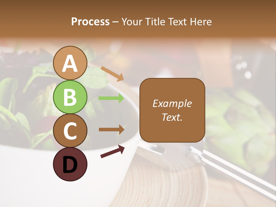 Freshness Dinnertime Macro PowerPoint Template