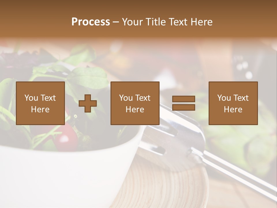 Freshness Dinnertime Macro PowerPoint Template