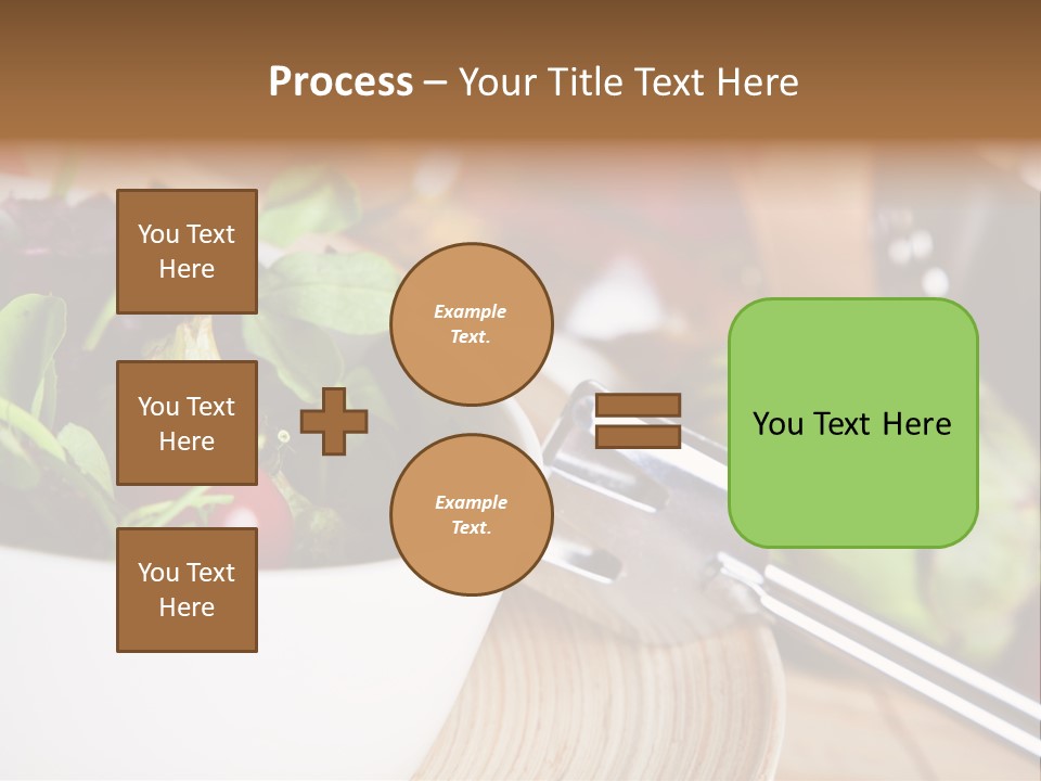 Freshness Dinnertime Macro PowerPoint Template