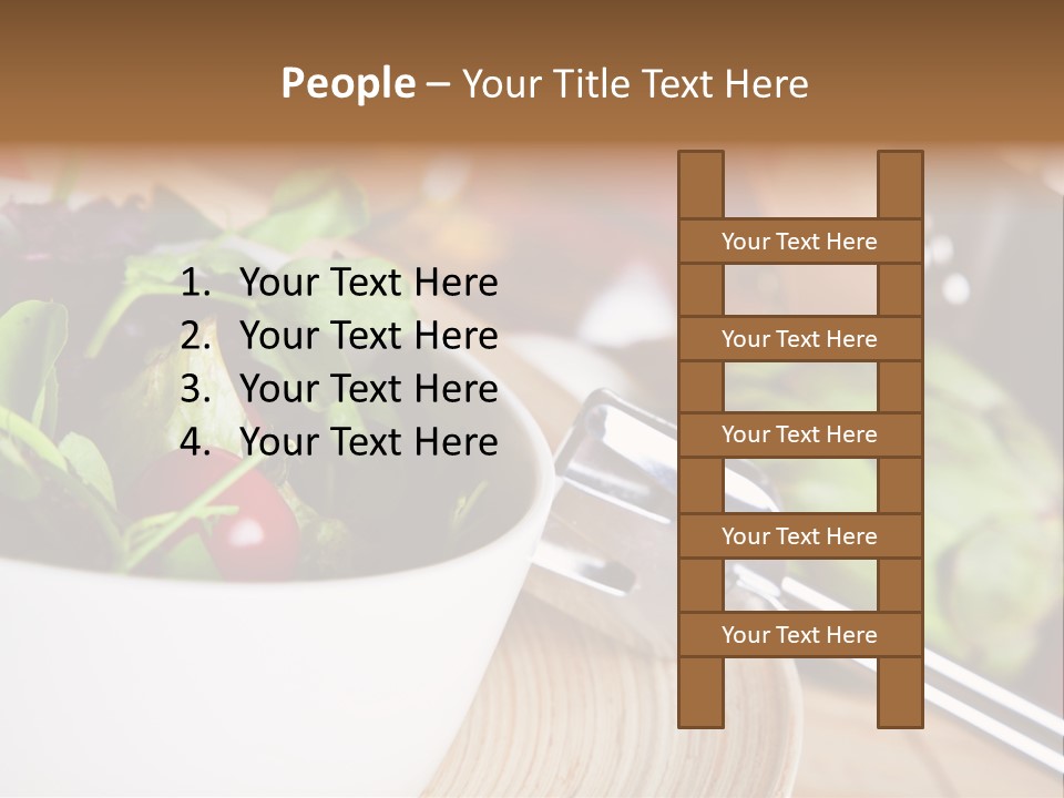 Freshness Dinnertime Macro PowerPoint Template